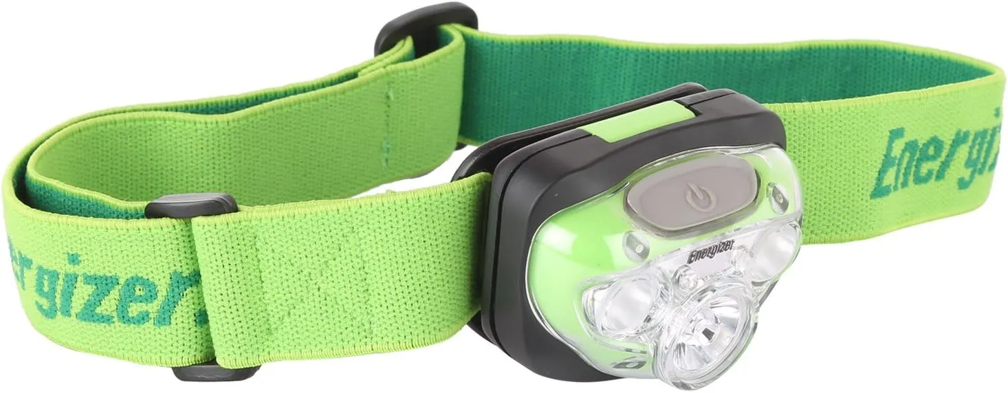 Energizer LED Headlamp, Bright and Durable, Lightweight, Built For Camping, Hiking, Outdoors, Emergency Light, Best Head Lamp for Adults and Kids, Batteries Included