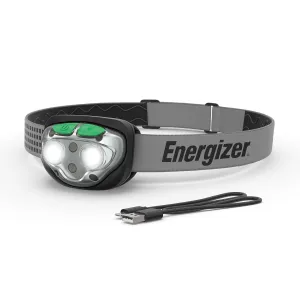 Energizer LED Rechargeable Headlamp Flashlight, 15-Hour Run Time, 400 Lumens (Charging Cable Included)