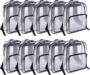 Engineer Bag -15.7 Inches Transparent Cleanroom Tool Backpack Simple Type (16 Liters, 10 pcs)