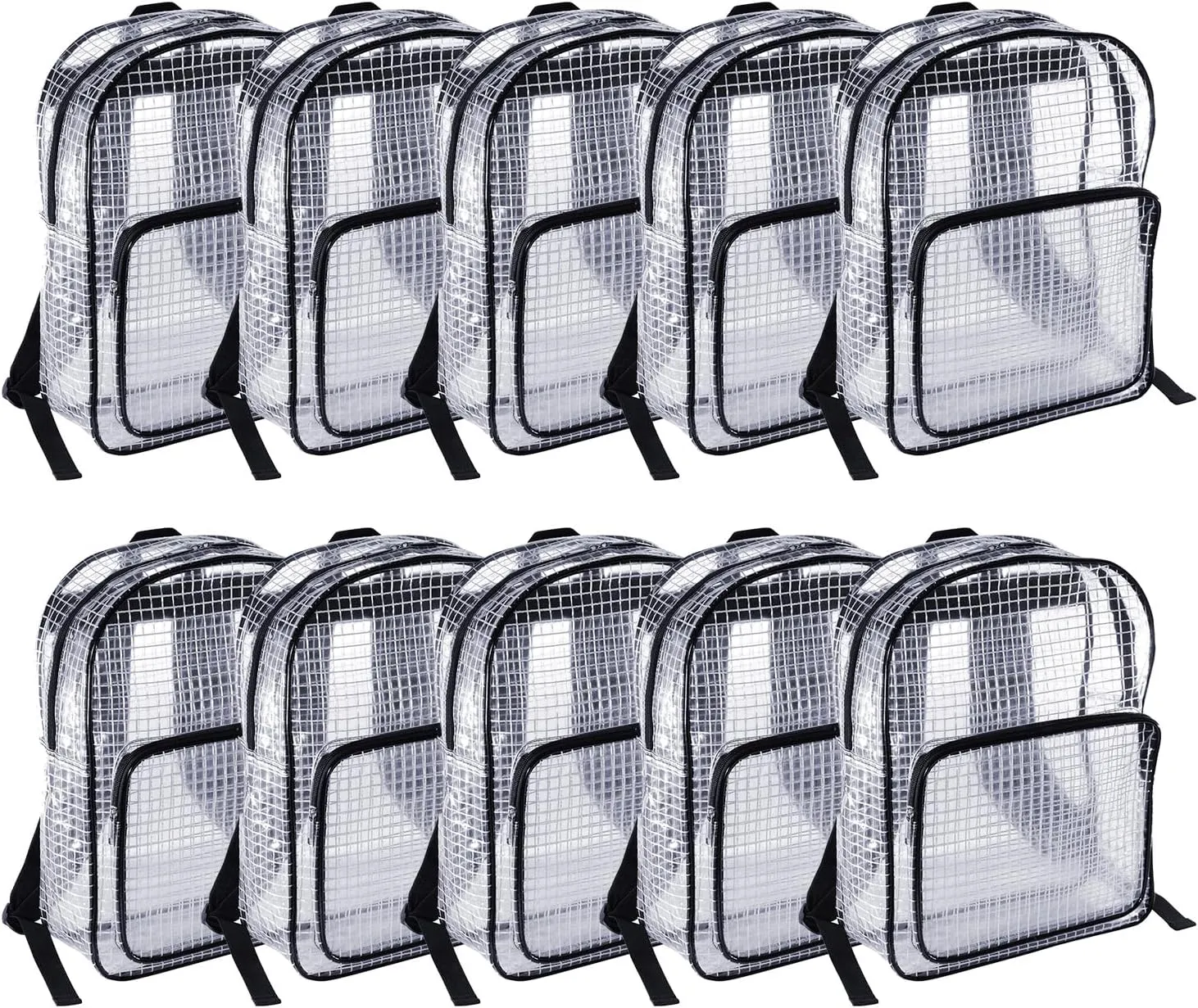 Engineer Bag -15.7 Inches Transparent Cleanroom Tool Backpack Simple Type (16 Liters, 10 pcs)