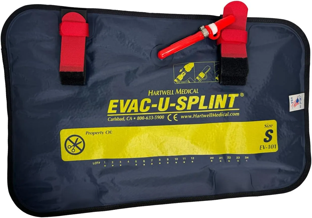EVAC-U-Splint Kit (S, M, L Splints, Case & Aluminum Compact Pump)