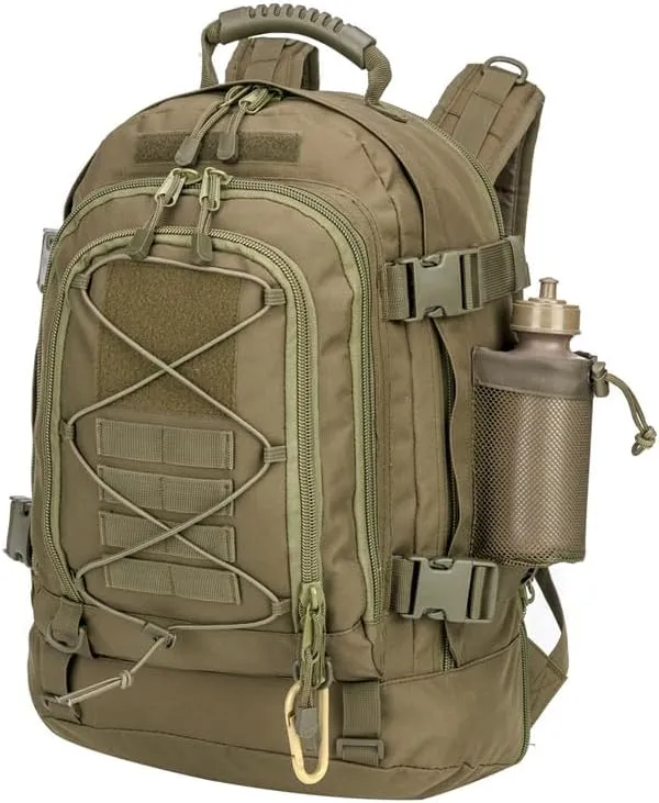 Extra Large 60L Tactical Backpack for Men Women Outdoor Water Resistant Hiking Travel Laptop Bag(BCP)
