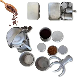 Extra RARE Collectors Camping Coffee Kit, 2025 New Vintage Outdoor Coffee Pour Over Kit, Compact Camping Coffee Makers with Cups and Box Design(1PCS)