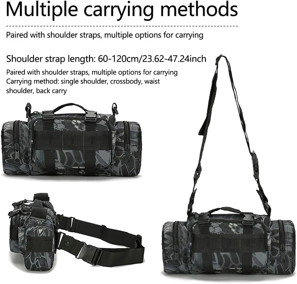 Fanny Deployment Bag Tactical Waist Pack Small Sling Pack Hand Carry Handlebar Bag (ACU Digital)