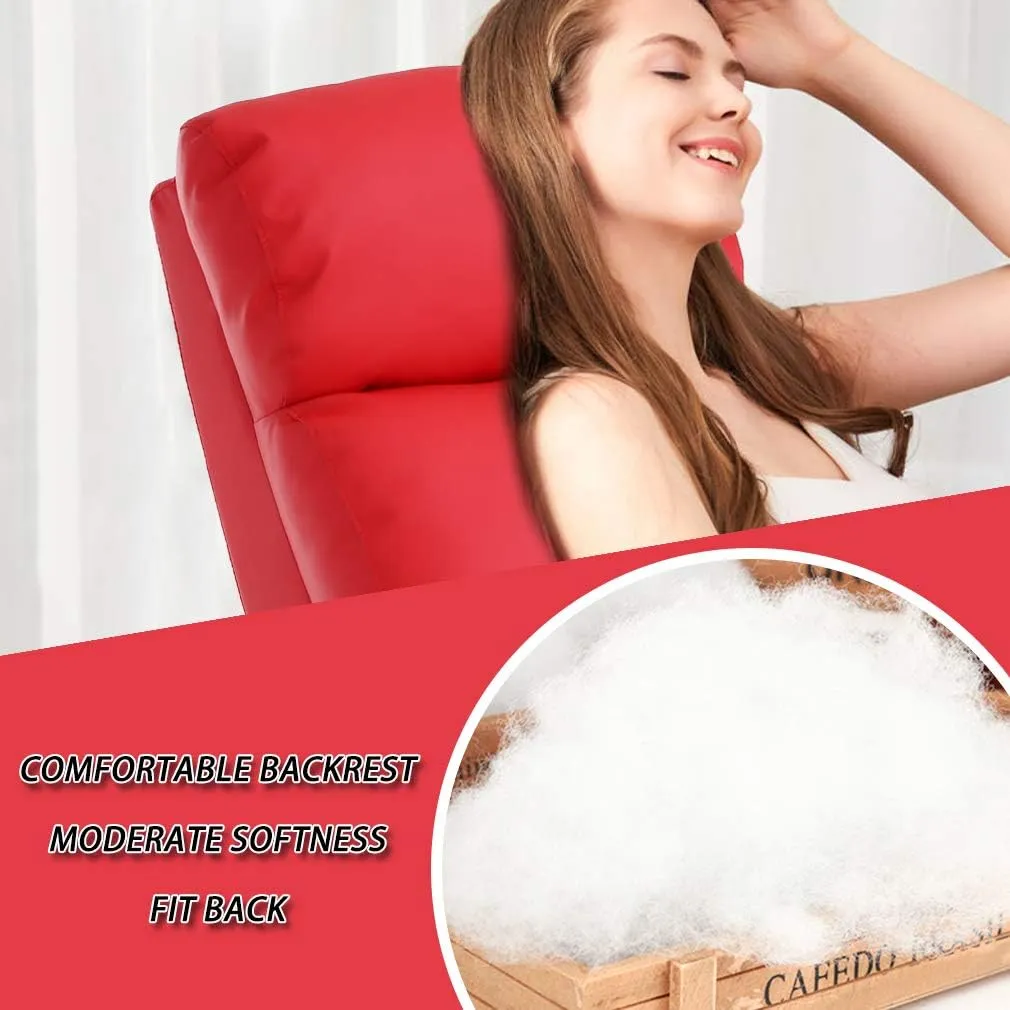 FDW Recliner Chair for Living Room Home Theater Seating Single Reclining Sofa Lounge Reading with Padded Seat Backrest