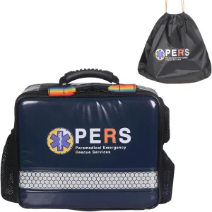 First Aid Bag Empty for EMT, EMS,Medical Rescue bag with 4-Divider Package,Emergency Bag for Rescue Tools,Durable,/Sturdy/Waterproof-Empty (Blue)
