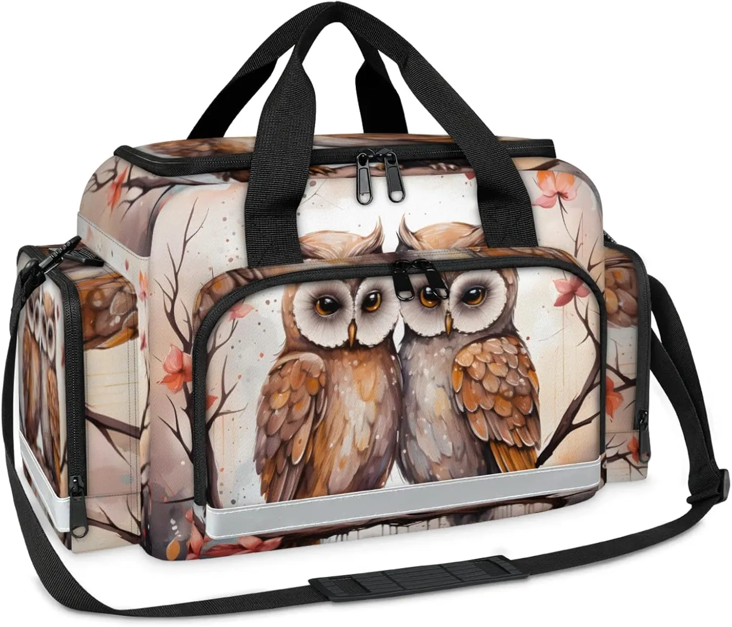 First Aid Bags Empty, Adorable Birds Owl Emergency Bag First Aid Kit Multiple Compartment Kit Carrier On Call Trauma Bag For Paramedics Emergency Medical Supplies Kit