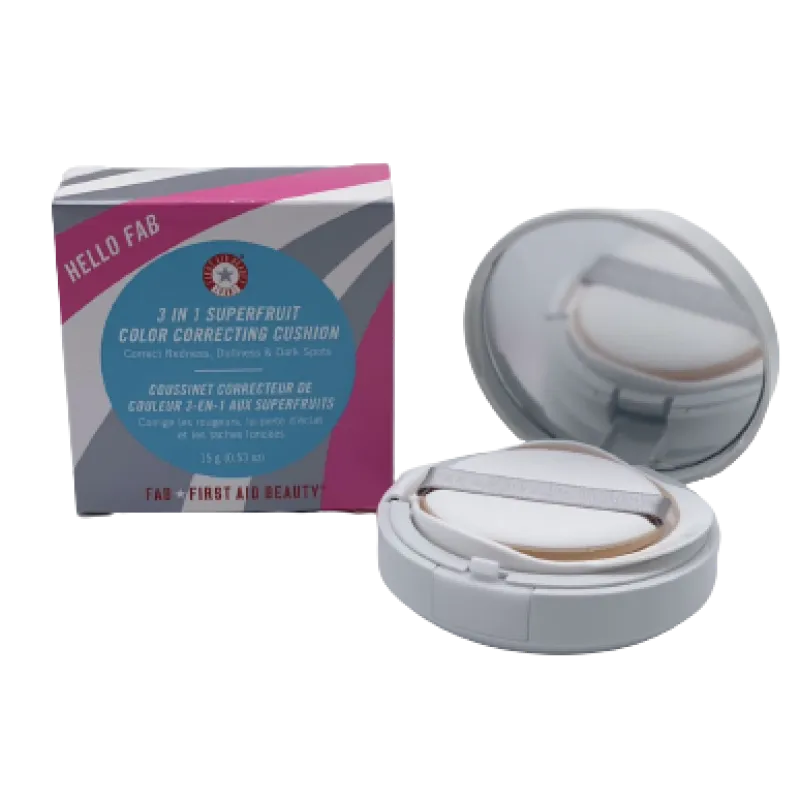 First Aid Beauty 3 in 1 Super Fruit Color Correcting Cushion