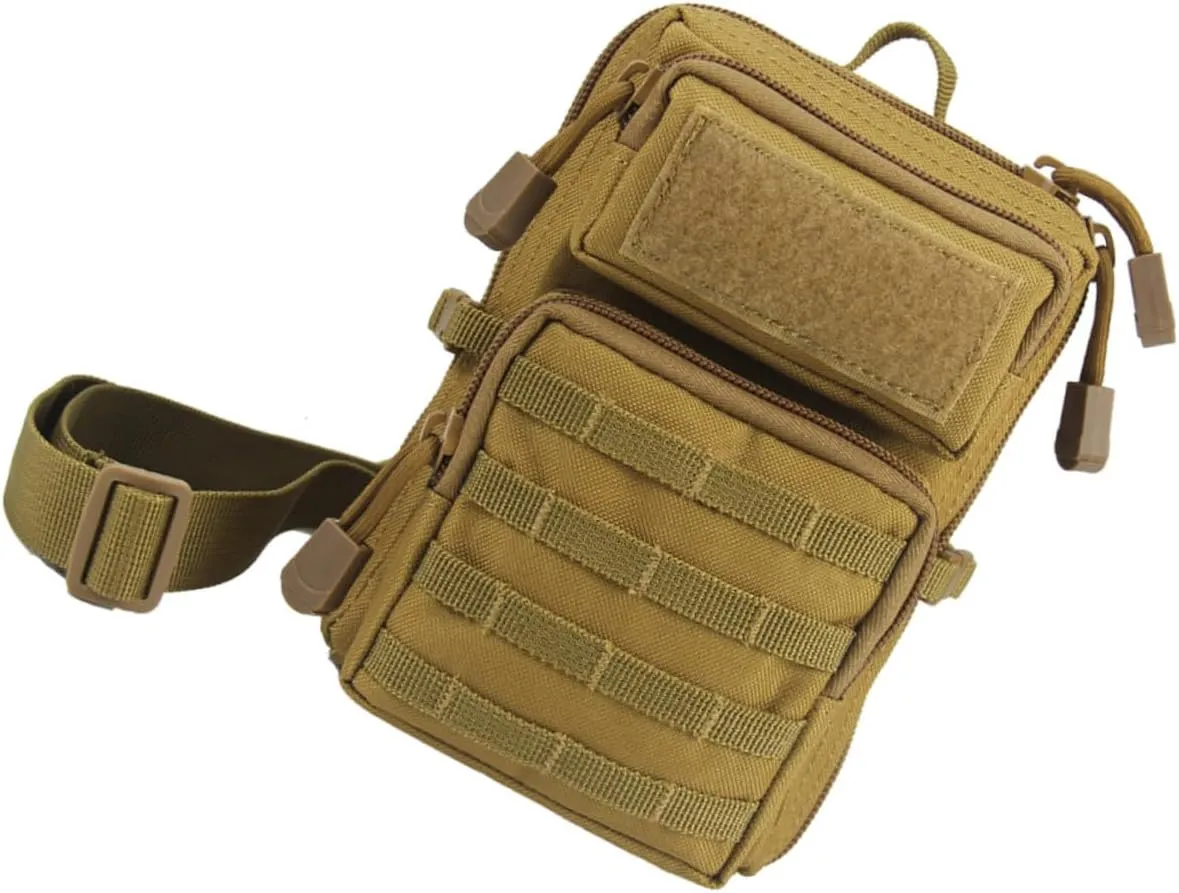 First Aid Kit Modular Bag Small Phone Pouch for Outdoor Use Reusable Nursing Bag with Adjustable Shoulder Strap Essential Camping Accessory