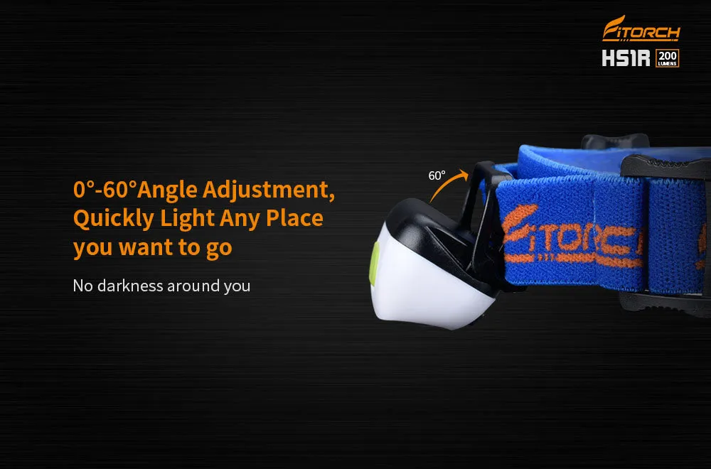 Fitorch HS1R RECHARGEABLE & SENSOR HEADLAMP フィトーチ 充電式 センサーヘッドランプ 200ルーメン