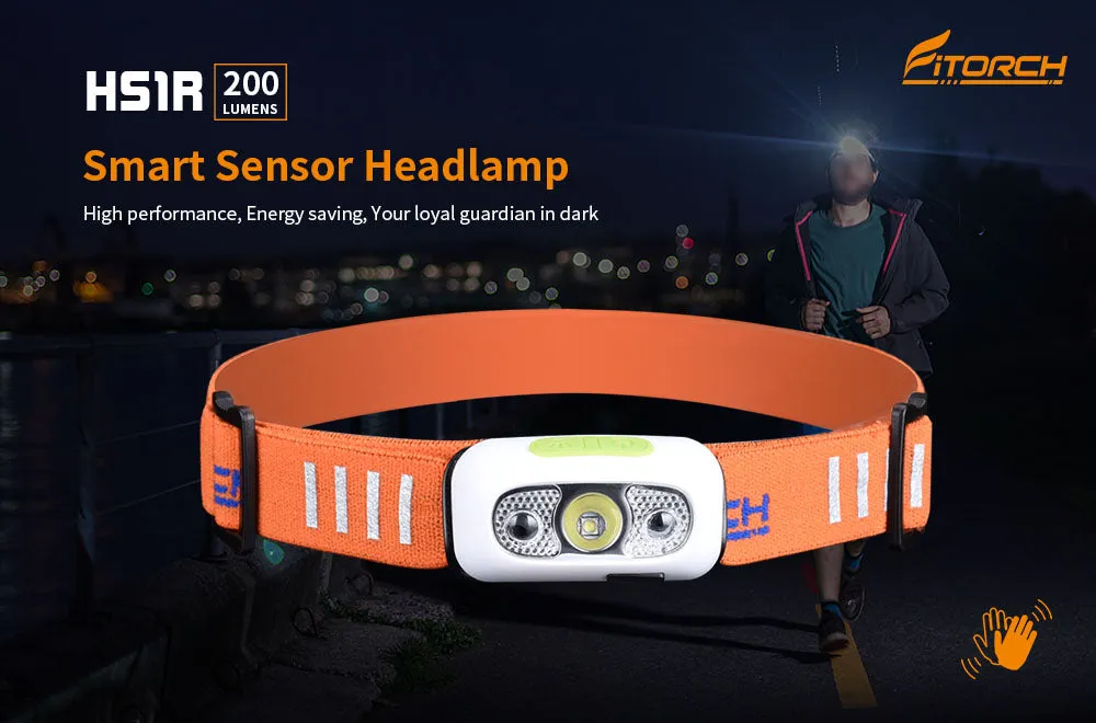 Fitorch HS1R RECHARGEABLE & SENSOR HEADLAMP フィトーチ 充電式 センサーヘッドランプ 200ルーメン