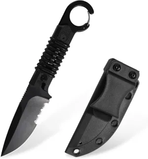fixed blade knife with sheath, 8.38 Inch Full Tang Knife, Multipurpose fixed-blade knives D2 Blade, for Daily Cutting, Outdoor, Camping, Hiking, Father's Day knife