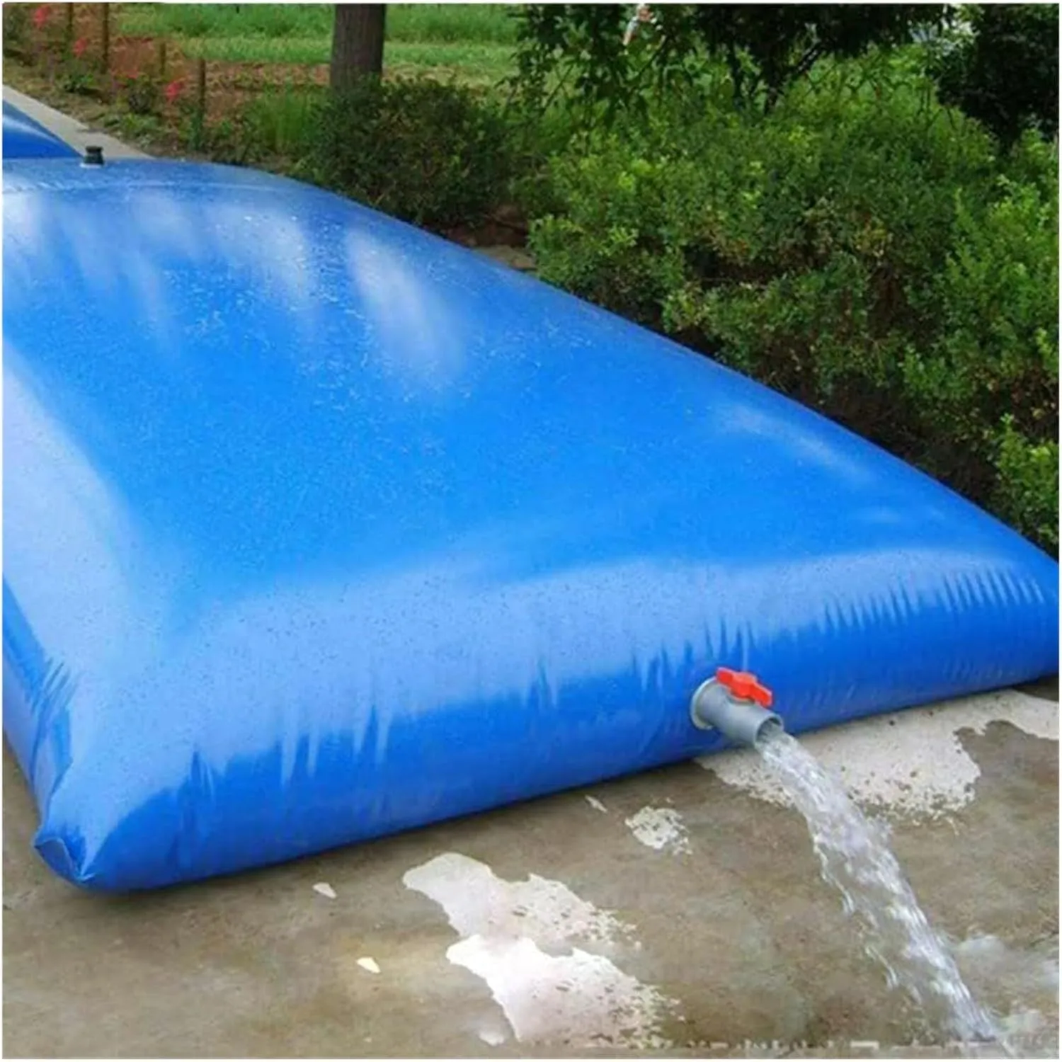Foldable Water Jerry Can Collapsible Water Container, Portable PVC Water Storage Bag, Pressure Resistant Software Water Tank Agriculture Drought Resistance, Customizable