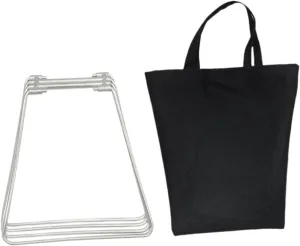 Folding Cooler Stand Suitcase Rack Lightweight with Carry Bag, Fridge Ice Box Holder Foldable Stand Rack for Patio Outdoor