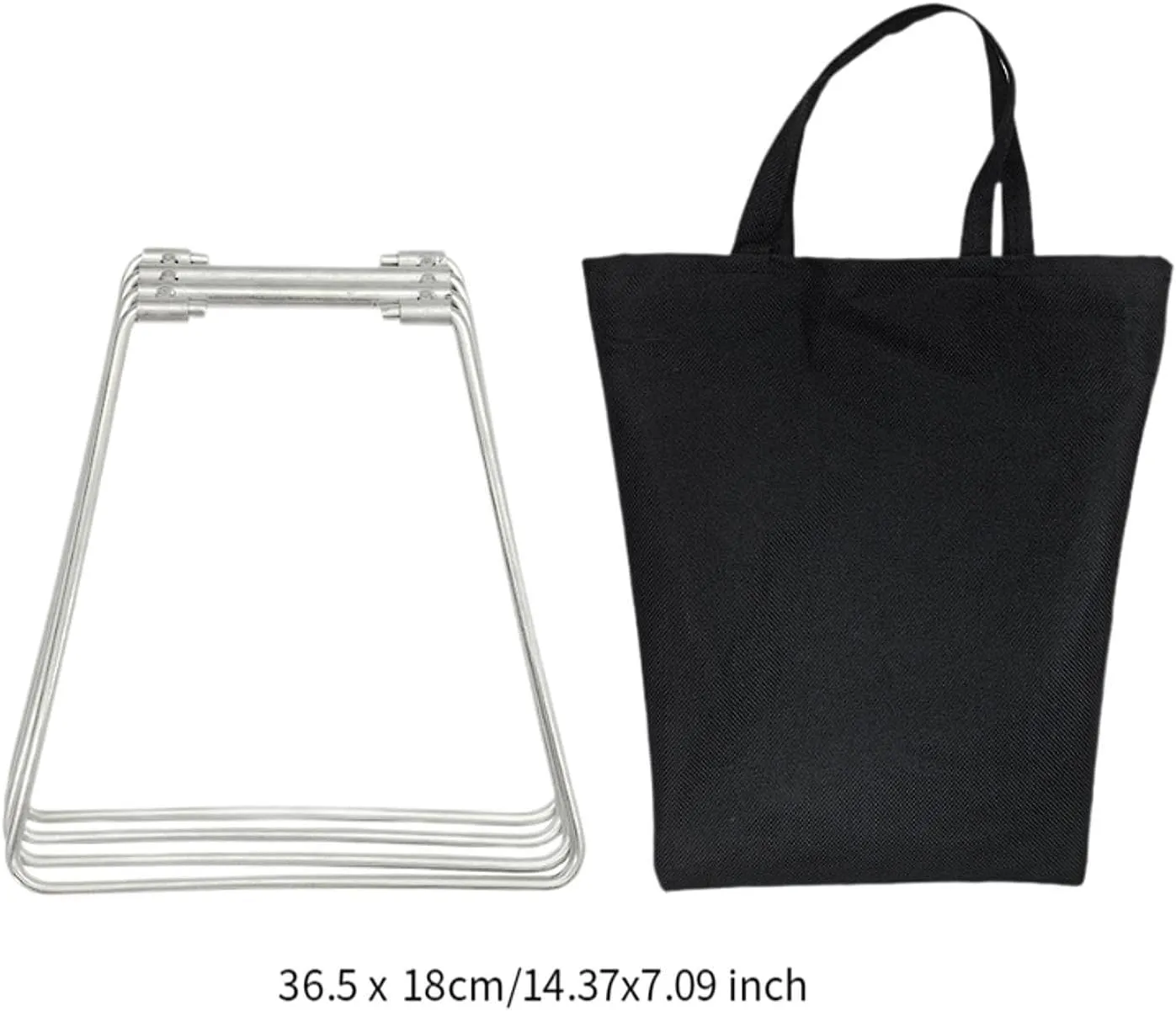 Folding Cooler Stand Suitcase Rack Lightweight with Carry Bag, Fridge Ice Box Holder Foldable Stand Rack for Patio Outdoor