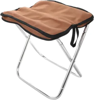 Folding Stool Collapsible Camping Stool Portable Compact Lightweight for Travel Multiuse Outdoor Seat