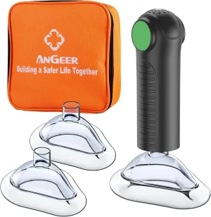 FSA HSA Choking Rescue Device, Anti Choking Device for Baby and Adults, AnGeer EasyPumpVac Airway Suction Device, First Aid Kit for Children and Adults - Home Kit