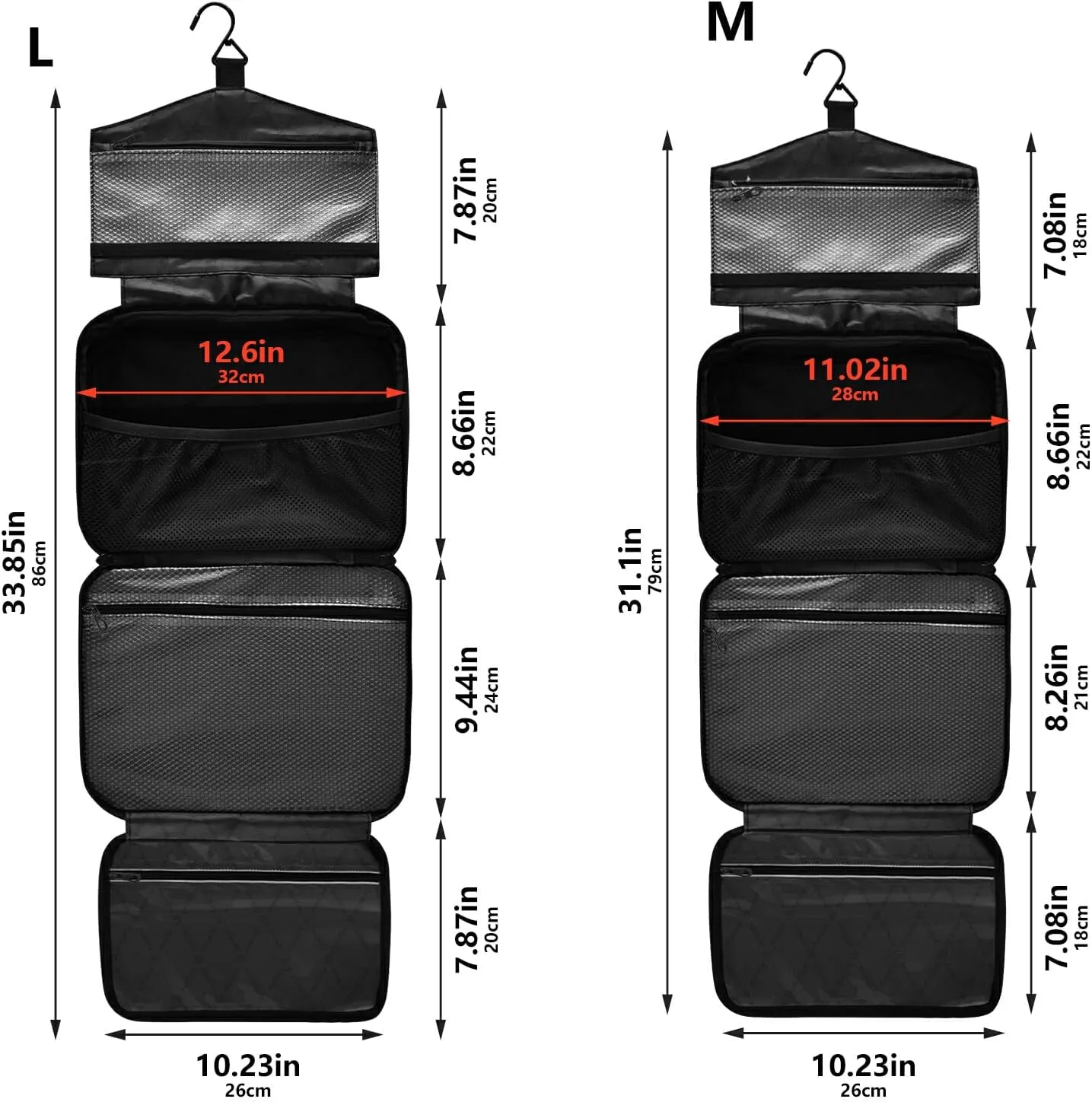 Fustylead Vibrant Gradient Colors Monarch Butterfly Large Medical Supplies Organizer Bag with Zipper Empty First Aid Bag Trauma Kit for Traveling Hiking Camping