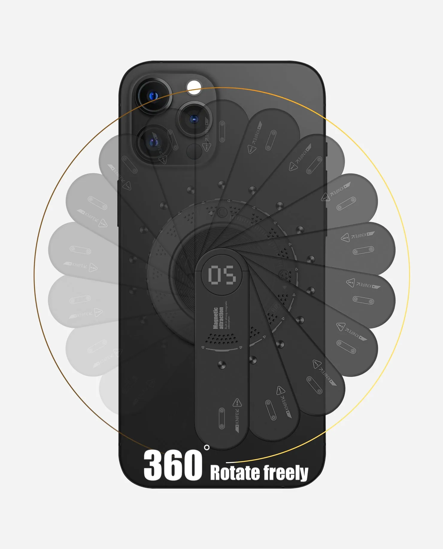 G05  4-in-1 Phone Kickstand with Box Opener | Black | MagSafe