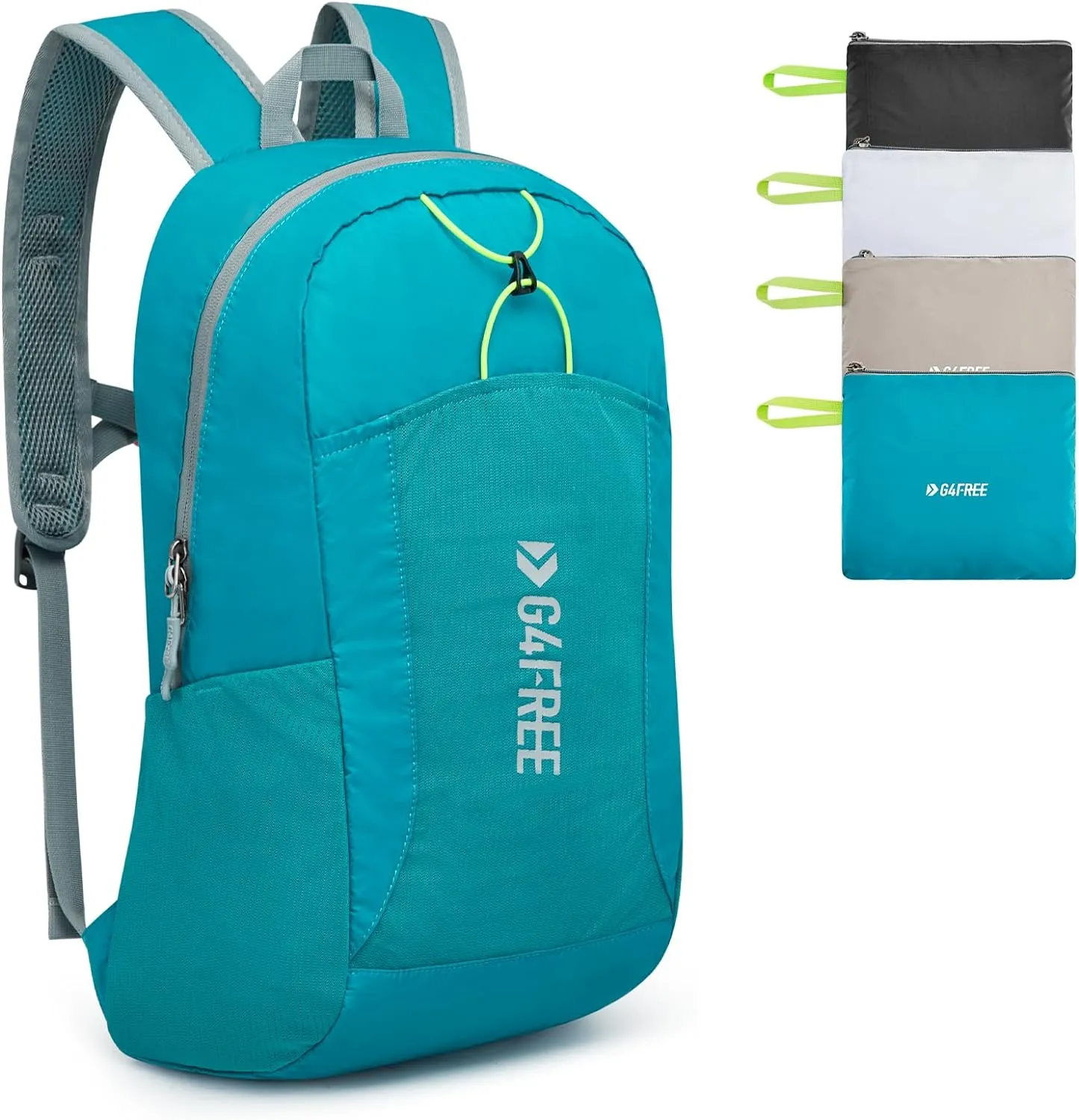 G4Free 24L Lightweight Packable Hiking Backpack Small Sport Travel Daypack Water Resistant for Women Men