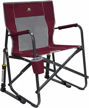 GCI Outdoor Freestyle Rocker Portable Folding Rocking Chair, Camping Chair / Color Cinnamon