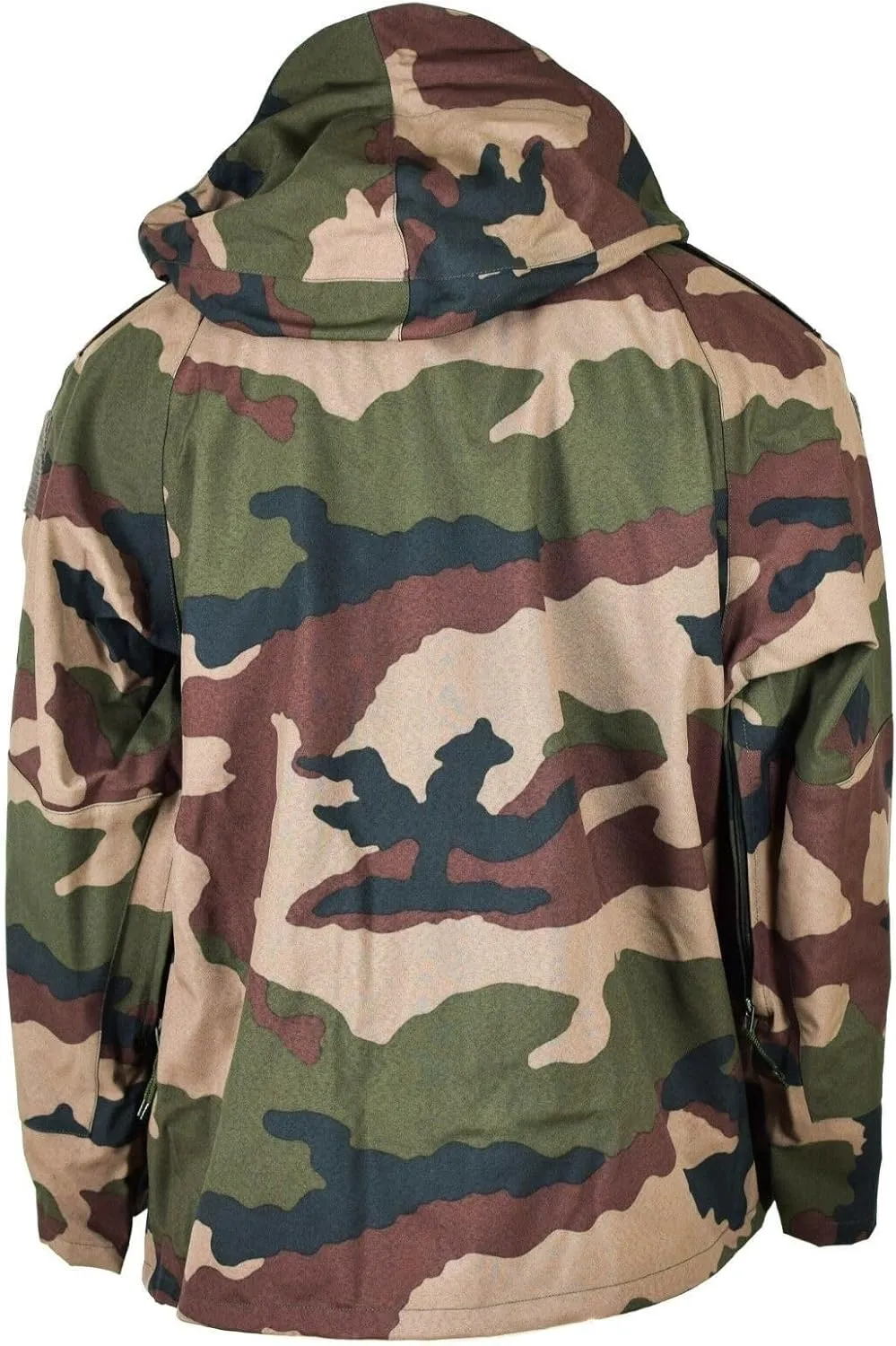 Genuine French army waterproof trilaminate jacket CCE camo hooded rain parka NEW