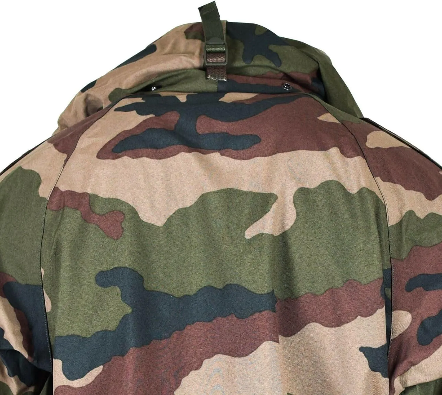 Genuine French army waterproof trilaminate jacket CCE camo hooded rain parka NEW