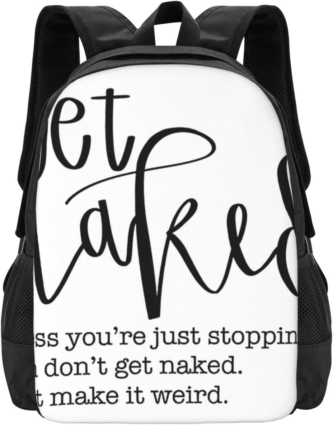 Get Naked Plain Bathroom Decor Lightweight Packable Backpack Travel Casual Large Capacity Daypack Foldable Backpack For Men Women