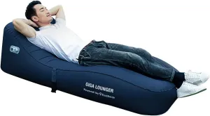 Giga Lounge GS1 One-Key Automatic Inflatable Lounger – Portable Air Sofa with Built-in Pump for Outdoor Camping, Beach, and Backyard Relaxation