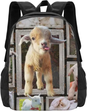 Goat Carry on Backpack, Extra Large Travel Backpack Work Bag for Men and Women, Water Resistant Lightweight Daypack for Flight 40L