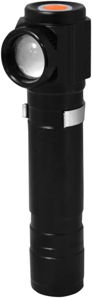 GoGreen Power (GG-ZOOMIE) Zoomie USB Rechargeable COB LED Flashlight, LED Bike Headlamp, 500 Lumens with Zoom Lens