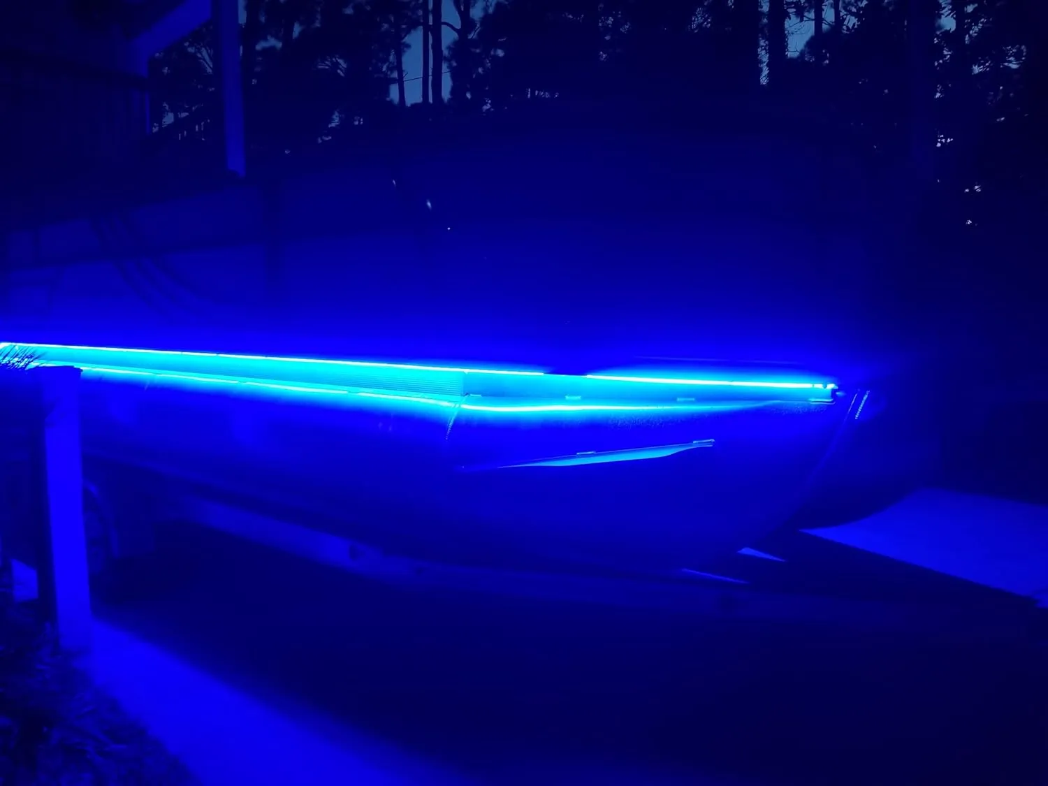 Green Blob Outdoors Pimp My Pontoon Boat Light Kit with Remote Control Neon Style LED Light Strips 50ft Multi-Color Professional Grade Under Deck, 22-32ft Toons (Multi-Color, 25ft)