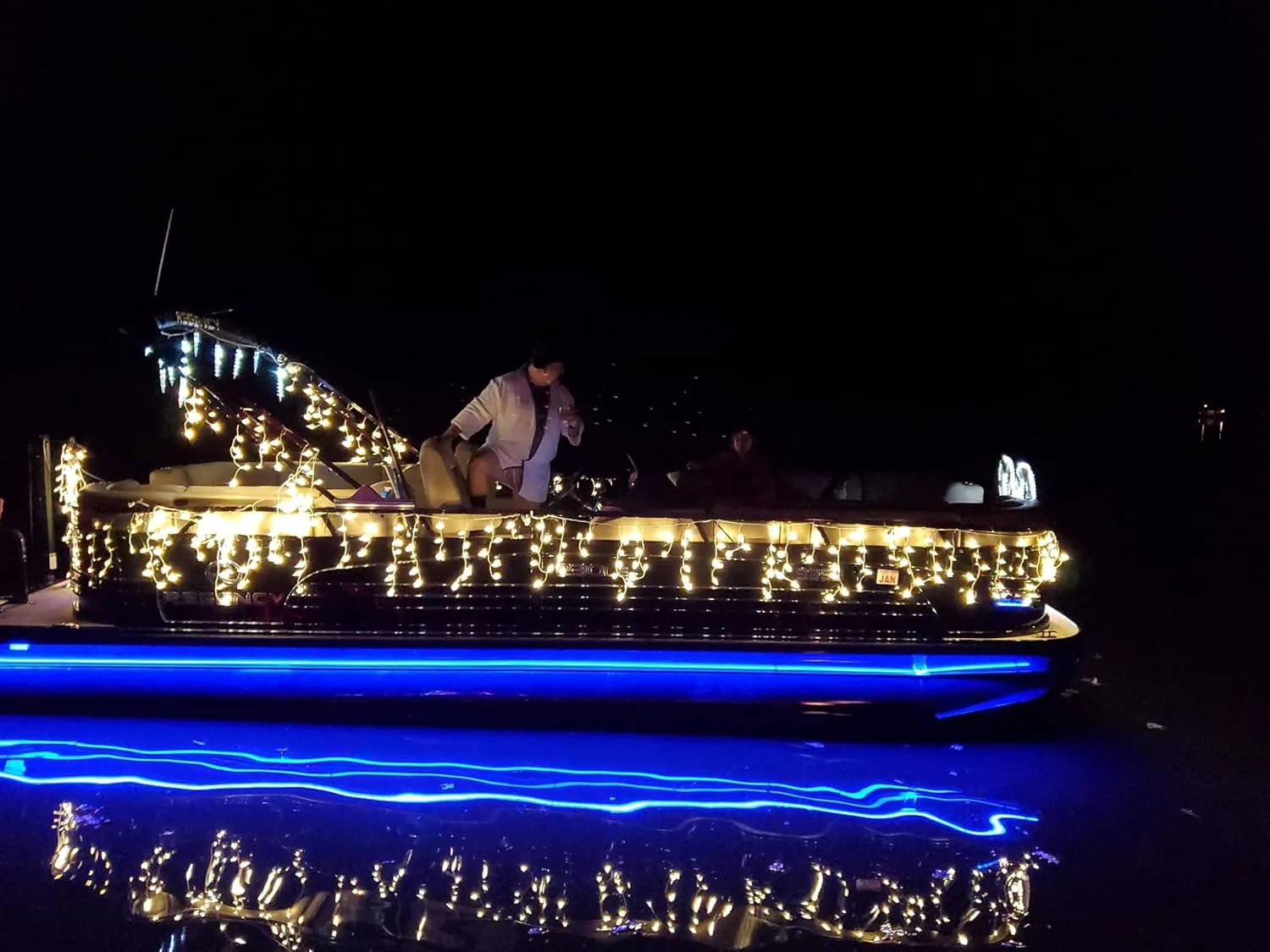 Green Blob Outdoors Pimp My Pontoon Boat Light Kit with Remote Control Neon Style LED Light Strips 50ft Multi-Color Professional Grade Under Deck, 22-32ft Toons (Multi-Color, 25ft)