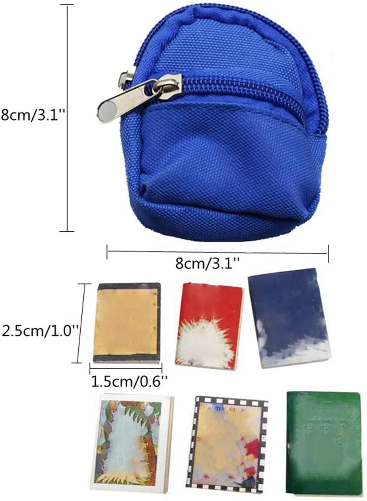 HAICHEN TEC Lizard Backpack for Bearded Dragons School Bag & Books Set Reptile Apparel Accessories Handmade Photo Party Back to School Supplies for Lizard Bearded Dragon Crested Gecko Chameleon