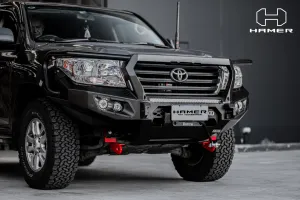 Hamer 4x4 Bull Bar King Series Plus (incl. 3.5T Rated Recovery Points) Suitable For Toyota Landcruiser 200 Series 2008-2015