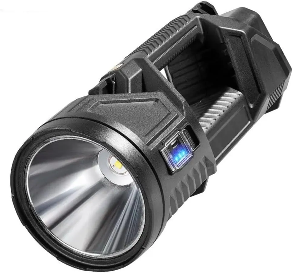 HBJWOV Strong Portable Headlamp Large Capacity Lithium Battery Charging Lamp with A Flashlight