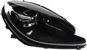Head Lamp Compatible For Porsche Macan LED Headlight 2014-2018 Headlights Turn Signal Angel Eye Projector Lens(For No AFS Version,Right)