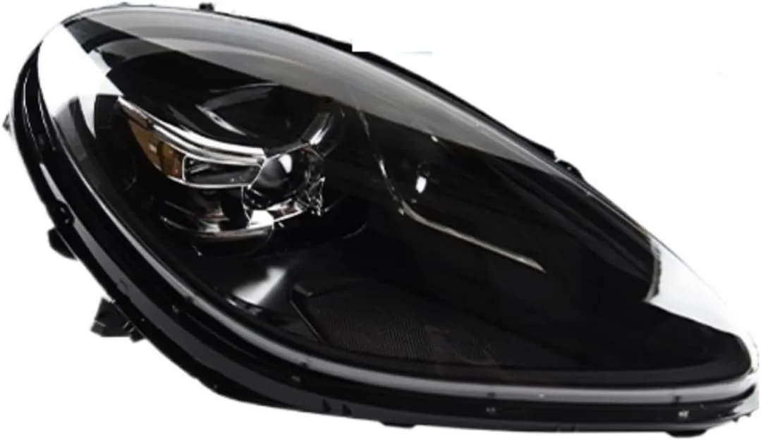 Head Lamp Compatible For Porsche Macan LED Headlight 2014-2018 Headlights Turn Signal Angel Eye Projector Lens(For No AFS Version,Right)