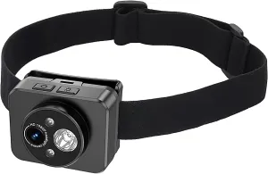 Head Recording Camera - Smart Sensing Control, Shock-Absorbing Electronics Supplies | Manages Files Effortlessly, Enhanced Viewing Angle, Capture Dynamic Footage, Ambient Light Detection, Crafted