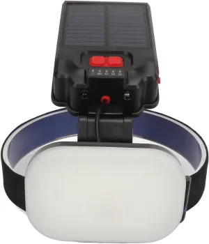 Headlamp Flashlight,IPX4 Solar Powered 1200LM 3 Lighting Modes Sensor Rechargeable Headlight for Outdoor Camping Running Hiking Fishing
