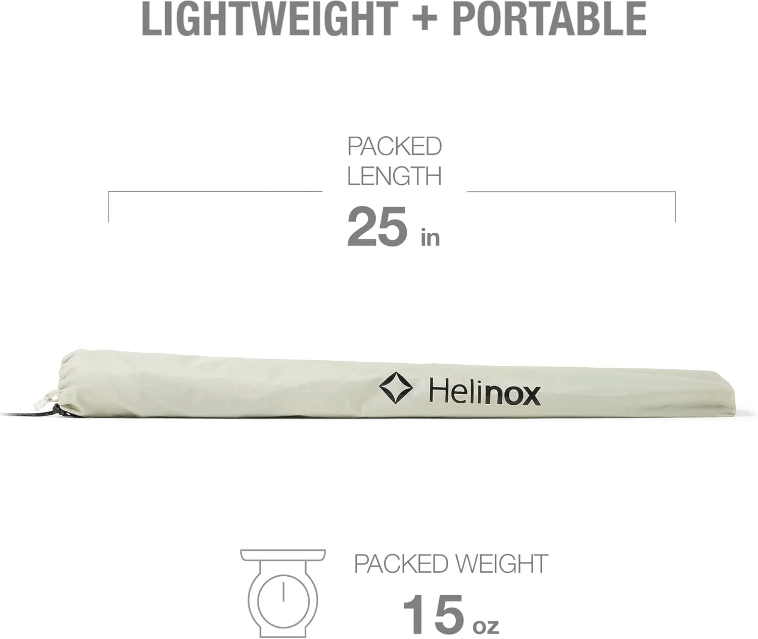 Helinox Personal Shade Attachable Chair Canopy, Sand