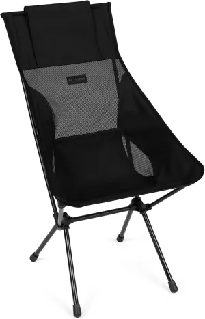 Helinox Sunset Chair Lightweight, High-Back, Compact, Collapsible Camping Chair, Blackout