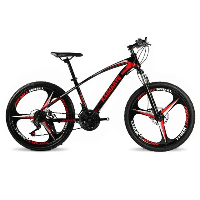 High Carbon Steel 21speed Bike Bicycle 26inch Convenient delivery Mountain Fully integrated Frame
