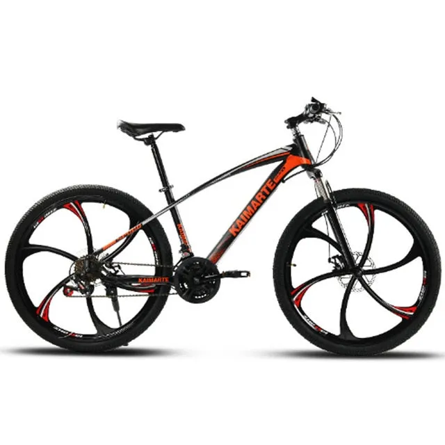 High Carbon Steel 21speed Bike Bicycle 26inch Convenient delivery Mountain Fully integrated Frame