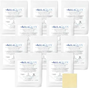 High Performance Stop Bleeding Gauze Pads – 10-Pack (2"x2") | Hemostatic Wound Dressing for Cuts & First Aid Kits | Sterile, Drug-Free, Fast Clotting Pads