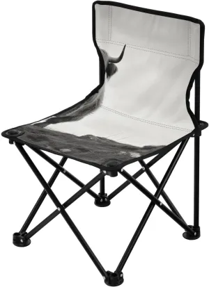 Highland Cattle Portable Outdoor Folding Chair Anti-Slip Padded Oxford Cloth Stool Camping Chair Small for Beach Hiking Fishing Gardening Quad Camp Chair