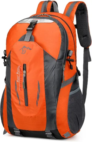 Hiking Backpack 40L Waterproof Lightweight Outdoor Hiking Trekking Daypack Travel Backpack for Men Women,hiking backpack(Orange)