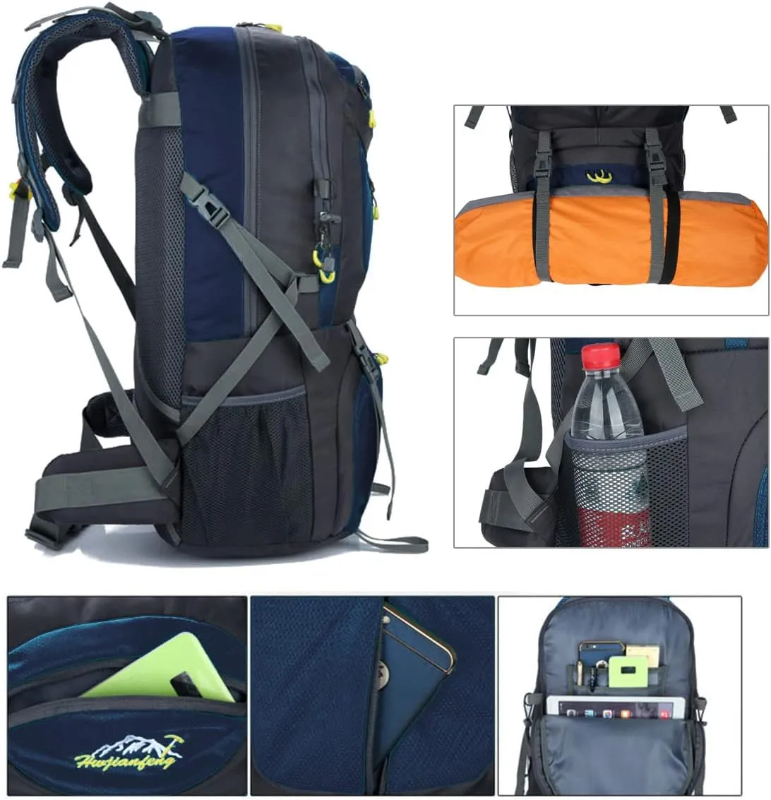 Hiking Backpack 60L Climbing Camping Backpack Large Rucksack for Trekking Travel Outdoor Sport