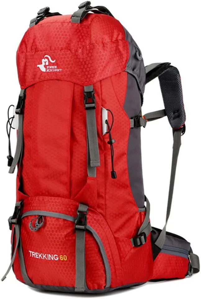 Hiking Backpack Outdoor Camping Backpack Waterproof Mountaineering Rucksack Hiking Molle Sport Bag 60L