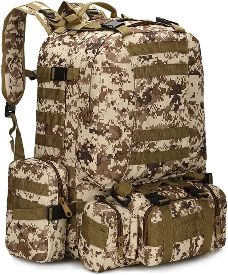 Hiking Backpack Waterproof Outdoor Internal Frame Backpacks for Men and Women Travel Camping Climbing(B)